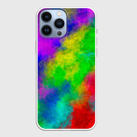 Чехол для iPhone 13 Pro Max с принтом Multicolored в Кировске,  |  | Тематика изображения на принте: abstract | colorful | holi | neon | pattern | rainbow | texture | абстракция | граффити | дым | искусство | кислота | кислотный | краска | красочный | микс | неоновый | облака | радуга | радужный | текстура | туман | узор | холи