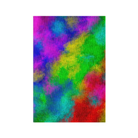 Обложка для паспорта матовая кожа с принтом Multicolored в Кировске, натуральная матовая кожа | размер 19,3 х 13,7 см; прозрачные пластиковые крепления | Тематика изображения на принте: abstract | colorful | holi | neon | pattern | rainbow | texture | абстракция | граффити | дым | искусство | кислота | кислотный | краска | красочный | микс | неоновый | облака | радуга | радужный | текстура | туман | узор | холи