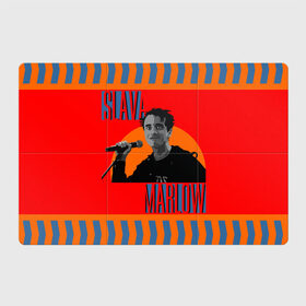 Магнитный плакат 3Х2 с принтом SLAVA MARLOW в Кировске, Полимерный материал с магнитным слоем | 6 деталей размером 9*9 см | slava marlow | артемготлиб | моргенштерн | рэп