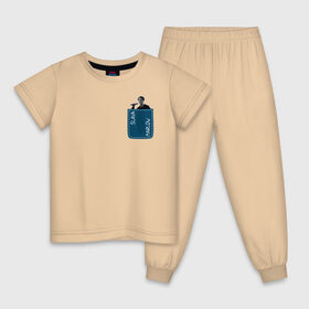 Детская пижама хлопок с принтом SLAVA MARLOW в Кировске, 100% хлопок |  брюки и футболка прямого кроя, без карманов, на брюках мягкая резинка на поясе и по низу штанин
 | slava marlow | артемготлиб | моргенштерн | рэп
