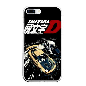 Чехол для iPhone 7Plus/8 Plus матовый с принтом Initial D (Z) в Кировске, Силикон | Область печати: задняя сторона чехла, без боковых панелей | anime | deja vu | initial | initial d | manga | street | z | аниме | гонки | инециал ди | инициал д | инициал ди | манга | машины | такуми фудзивара | уличные