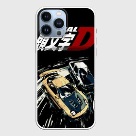 Чехол для iPhone 13 Pro Max с принтом Initial D две машины в Кировске,  |  | Тематика изображения на принте: anime | deja vu | initial | initial d | manga | street | z | аниме | гонки | инециал ди | инициал д | инициал ди | манга | машины | такуми фудзивара | уличные