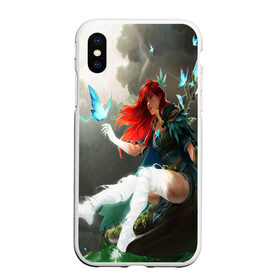 Чехол для iPhone XS Max матовый с принтом Windranger Dota в Кировске, Силикон | Область печати: задняя сторона чехла, без боковых панелей | Тематика изображения на принте: 2 | arcana | dota | dota 2 | dota2 | international | juggernaut | steam | storm spirit | valve | windranger | аркана на вр | вр | дота | дота 2 | дота2