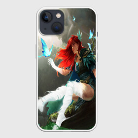 Чехол для iPhone 13 с принтом Windranger Dota в Кировске,  |  | 2 | arcana | dota | dota 2 | dota2 | international | juggernaut | steam | storm spirit | valve | windranger | аркана на вр | вр | дота | дота 2 | дота2