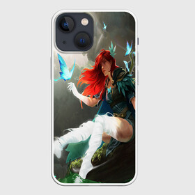 Чехол для iPhone 13 mini с принтом Windranger Dota в Кировске,  |  | Тематика изображения на принте: 2 | arcana | dota | dota 2 | dota2 | international | juggernaut | steam | storm spirit | valve | windranger | аркана на вр | вр | дота | дота 2 | дота2