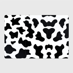Магнитный плакат 3Х2 с принтом Му-му в Кировске, Полимерный материал с магнитным слоем | 6 деталей размером 9*9 см | абстракция | бык | кожа коровы | корова | му му | пятна | черно белое | черно белые пятна