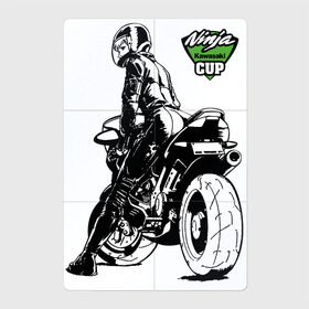 Магнитный плакат 2Х3 с принтом Kawasaki Ninja Cup в Кировске, Полимерный материал с магнитным слоем | 6 деталей размером 9*9 см | Тематика изображения на принте: cup | engine | girl | helmet | motorcycle | power | двигатель | девушка | кубок | мотоцикл | мощь | шлем