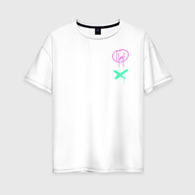 Женская футболка хлопок Oversize с принтом Revolutions в Кировске, 100% хлопок | свободный крой, круглый ворот, спущенный рукав, длина до линии бедер
 | абстракция | граффити | стиль | тренд | уличный стиль | урбан