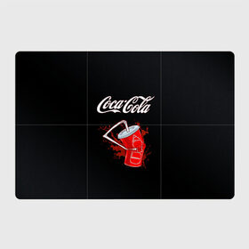 Магнитный плакат 3Х2 с принтом Coca Cola в Кировске, Полимерный материал с магнитным слоем | 6 деталей размером 9*9 см | Тематика изображения на принте: coca cola | газировка | кола | лето | лимонад | свежесть | стакан