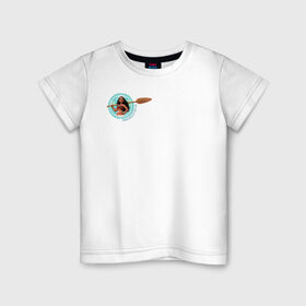Детская футболка хлопок с принтом Daughter of the Sea в Кировске, 100% хлопок | круглый вырез горловины, полуприлегающий силуэт, длина до линии бедер | moana | vdzajul
