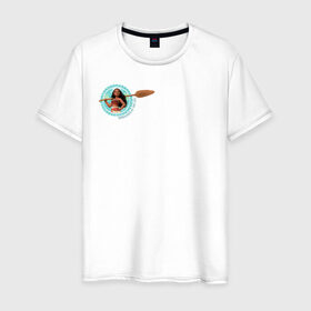 Мужская футболка хлопок с принтом Daughter of the Sea в Кировске, 100% хлопок | прямой крой, круглый вырез горловины, длина до линии бедер, слегка спущенное плечо. | moana | vdzajul
