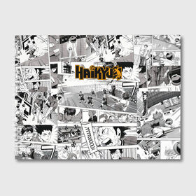 Альбом для рисования с принтом Haikyu в Кировске, 100% бумага
 | матовая бумага, плотность 200 мг. | Тематика изображения на принте: haikyu | аниме | волейбол | манга | спортивная | фурудатэ | харуити