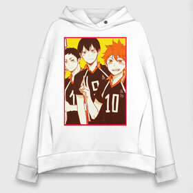 Женское худи Oversize хлопок с принтом Haikyuu Haikyu Haikuu в Кировске, френч-терри — 70% хлопок, 30% полиэстер. Мягкий теплый начес внутри —100% хлопок | боковые карманы, эластичные манжеты и нижняя кромка, капюшон на магнитной кнопке | anime | fly high | haiku | haikuu | haikyu | haikyuu | hinata | karasuno | manga | shoe | аниме | волейбол | кагеяма | карасуно | манга | сее | хайку | хината