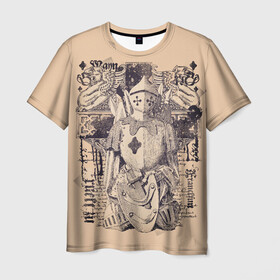 Мужская футболка 3D с принтом Доспехи война в Кировске, 100% полиэфир | прямой крой, круглый вырез горловины, длина до линии бедер | доспехи | королевство. | ретро | рыцарские доспехи | рыцарь | средневековье