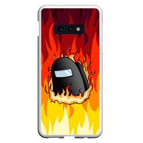 Чехол для Samsung S10E с принтом Among Us Fire (Z) в Кировске, Силикон | Область печати: задняя сторона чехла, без боковых панелей | among us | among us 2 | amongus | fortegreen | impostor | innersloth | medbay | аманг ас | амонгас | амонгус | джейсон вурхиз | импостор | клан шляпок | предатель | самозванец | среди нас | стэн пайнс