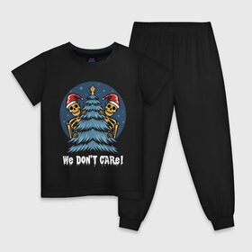 Детская пижама хлопок с принтом X-mas tree в Кировске, 100% хлопок |  брюки и футболка прямого кроя, без карманов, на брюках мягкая резинка на поясе и по низу штанин
 | 