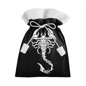 Подарочный 3D мешок с принтом Скорпион в Кировске, 100% полиэстер | Размер: 29*39 см | знак зодиака | природа. | ракообразные | скорпион | ядовитые существа