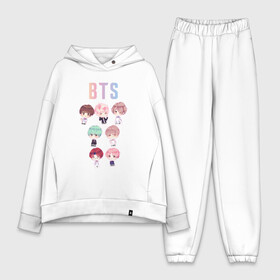 Женский костюм хлопок Oversize с принтом BTS в Кировске,  |  | bangtan sonyeondan | bts | bts love. | kpop | битиэс | бтс | кпоп | фанфик бтс | чон чонгук