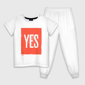 Детская пижама хлопок с принтом Yes-No в Кировске, 100% хлопок |  брюки и футболка прямого кроя, без карманов, на брюках мягкая резинка на поясе и по низу штанин
 | no | yes | да | надпись | нет | со звездочкой