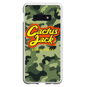 Чехол для Samsung S10E с принтом Cactus Jack в Кировске, Силикон | Область печати: задняя сторона чехла, без боковых панелей | reeses puffs | travis scott | джэк | кактус | трэвис скотт