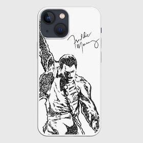 Чехол для iPhone 13 mini с принтом Freddie Mercury в Кировске,  |  | freddie mercury | queen | автограф | квин | фредди меркьюри