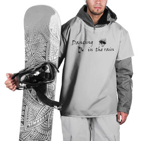 Накидка на куртку 3D с принтом Dancing in the rain в Кировске, 100% полиэстер |  | Тематика изображения на принте: 