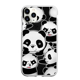Чехол для iPhone 11 Pro матовый с принтом Смешные панды в Кировске, Силикон |  | Тематика изображения на принте: животные | медведи | мишки | мультяшки | смешные панды