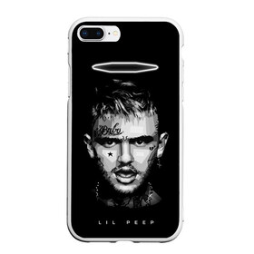 Чехол для iPhone 7Plus/8 Plus матовый с принтом LIL PEEP WB в Кировске, Силикон | Область печати: задняя сторона чехла, без боковых панелей | lil | lil peep | logobombing | peep. лил | pump | rap | xxx | xxxtenticon | пип | с лил пипом