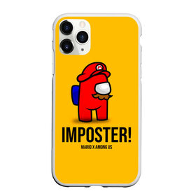 Чехол для iPhone 11 Pro Max матовый с принтом IMPOSTER! Mario X Among Us в Кировске, Силикон |  | among us | impostor | sus | амонг ас | амонг ус | амонгас | амонгус | астронавт | белый | желтый | зеленый | игра | космонавт | космосv | красный | оранжевый | предатель | призрак | самозванец | синий | среди нас