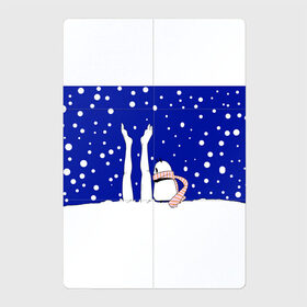 Магнитный плакат 2Х3 с принтом Новогодние ноги и панда в Кировске, Полимерный материал с магнитным слоем | 6 деталей размером 9*9 см | 