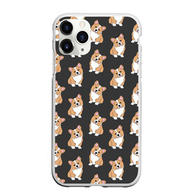 Чехол для iPhone 11 Pro матовый с принтом Корги малыши в Кировске, Силикон |  | baby | corgi | dog | kawaii | pattern | вельш корги | девочкам | детям | животные | каваи | корги | лапки | малыш | мальчикам | много собак | мордочка | мультяшный | персик | пес | песик | питомец | подарок | пушистый