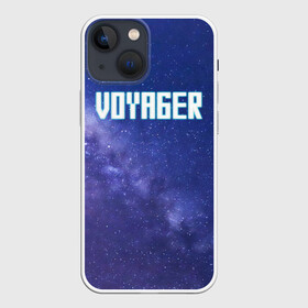 Чехол для iPhone 13 mini с принтом Voyager в Кировске,  |  | Тематика изображения на принте: noize mc | noize mc voyager 1 | voyager | вояджер 1 | вселенная | галактика | и клином сходится свет | космос | меня сносит звездный ветер | млечный путь | одиночество | пустота | эй земля алло выходи на связь