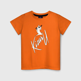 Детская футболка хлопок с принтом Haunted Family (лейбл Kizaru) в Кировске, 100% хлопок | круглый вырез горловины, полуприлегающий силуэт, длина до линии бедер | 