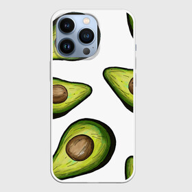 Чехол для iPhone 13 Pro с принтом Авокадо в Кировске,  |  | Тематика изображения на принте: avocado | fruit | авокадо | овощ | фрукт