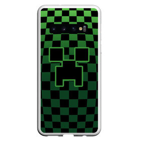 Чехол для Samsung Galaxy S10 с принтом Minecraft в Кировске, Силикон | Область печати: задняя сторона чехла, без боковых панелей | alex | creeper | minecraft | steve | алекс | блок | вызыватель | зомби | игра | крипер | майнкрафт | победитель | приключения | свинья | стив