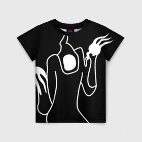Детская футболка 3D с принтом Haunted Family в Кировске, 100% гипоаллергенный полиэфир | прямой крой, круглый вырез горловины, длина до линии бедер, чуть спущенное плечо, ткань немного тянется | haunted family | kizaru | rap | кизару | рэп | хип хоп