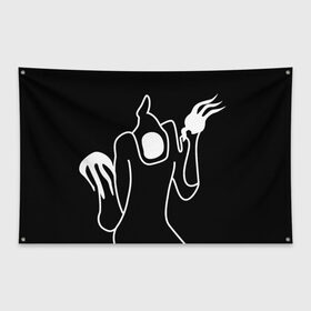 Флаг-баннер с принтом Haunted Family в Кировске, 100% полиэстер | размер 67 х 109 см, плотность ткани — 95 г/м2; по краям флага есть четыре люверса для крепления | haunted family | kizaru | rap | кизару | рэп | хип хоп