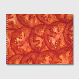 Альбом для рисования с принтом Помидорки в Кировске, 100% бумага
 | матовая бумага, плотность 200 мг. | Тематика изображения на принте: арт | еда | лето | овощ | овощи | помидор | помидорки | помидоры | рисунок | томат | томаты