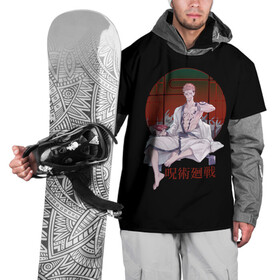 Накидка на куртку 3D с принтом Магическая битва в Кировске, 100% полиэстер |  | jujutsu kaisen | аниме | магическая битва | манга