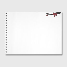 Альбом для рисования с принтом Jesus Skate в Кировске, 100% бумага
 | матовая бумага, плотность 200 мг. | jesus | skateboard | иссус скейтбордист