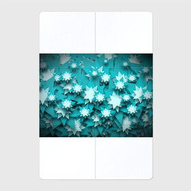 Магнитный плакат 2Х3 с принтом Звездочки в Кировске, Полимерный материал с магнитным слоем | 6 деталей размером 9*9 см | голубая звезда | звезда | звездный | звездочки | паттерн звезды | шестиконечная звезда