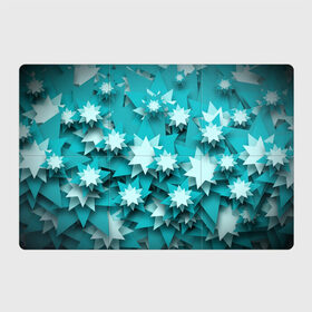 Магнитный плакат 3Х2 с принтом Звездочки в Кировске, Полимерный материал с магнитным слоем | 6 деталей размером 9*9 см | голубая звезда | звезда | звездный | звездочки | паттерн звезды | шестиконечная звезда