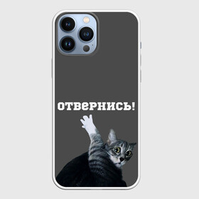 Чехол для iPhone 13 Pro Max с принтом Отвернись в Кировске,  |  | cat | кот | смущение