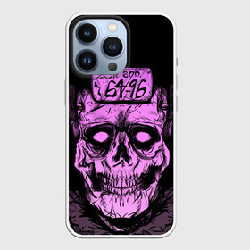 Чехол для iPhone 13 Pro с принтом Dorohedoro  purple scull в Кировске,  |  | Тематика изображения на принте: anime | dorohedoro | ebisu | manga | аниме | дорохедоро | манга | эбису