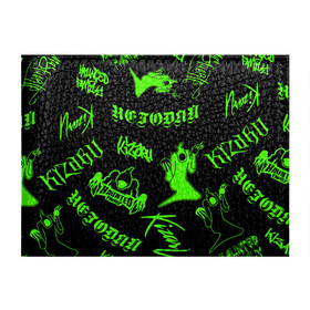 Обложка для студенческого билета с принтом KIZARU / HAUNTED FAMILY в Кировске, натуральная кожа | Размер: 11*8 см; Печать на всей внешней стороне | haunted family | kizaru | kizaru   haunted family | rap | кизару | негодяй | рэп | хип хоп