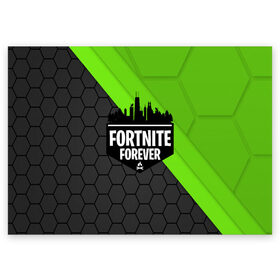 Поздравительная открытка с принтом FORTNITE / ФОРТНАЙТ (S) в Кировске, 100% бумага | плотность бумаги 280 г/м2, матовая, на обратной стороне линовка и место для марки
 | epic games | fortnite | game | gamer | игры | фортнайт