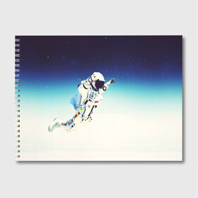 Альбом для рисования с принтом космос в Кировске, 100% бумага
 | матовая бумага, плотность 200 мг. | cosmonavt | galaxy | nebula | space | star | абстракция | астронавт | вселенная | галактика | звезда | звезды | космический | космонавт | планеты | скафандр