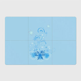 Магнитный плакат 3Х2 с принтом Зимние узоры в Кировске, Полимерный материал с магнитным слоем | 6 деталей размером 9*9 см | Тематика изображения на принте: зима | зимний узор | снег. | снежинки | узоры