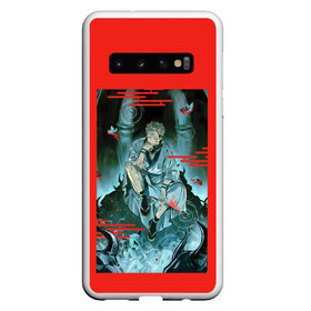 Чехол для Samsung Galaxy S10 с принтом Jujutsu Kaisen в Кировске, Силикон | Область печати: задняя сторона чехла, без боковых панелей | jujutsu kaisen | аниме | магическая битва | манга