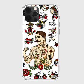 Чехол для iPhone 12 Pro Max с принтом HIPSTER TATTOO в Кировске, Силикон |  | hipsters | tattoo | девушка в тату | птицы | тату | усы | хипстер | хипстеры | черепа и розы | черепа и цветы | чёрная пантера | чувак | это борода. | я есть стиль